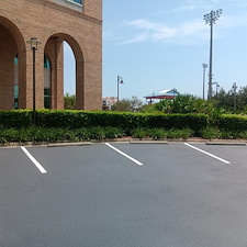 Superior-Crack-Filling-Seal-Coating-Parking-Lot-Re-Striping-Project-Successfully-Completed-in-Pensacola-FL 1